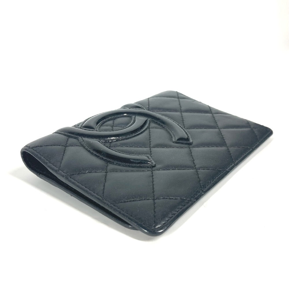 CHANEL カンボンライン CC ココマーク システム手帳 手帳カバー 手帳カバー レザー レディース ブラック