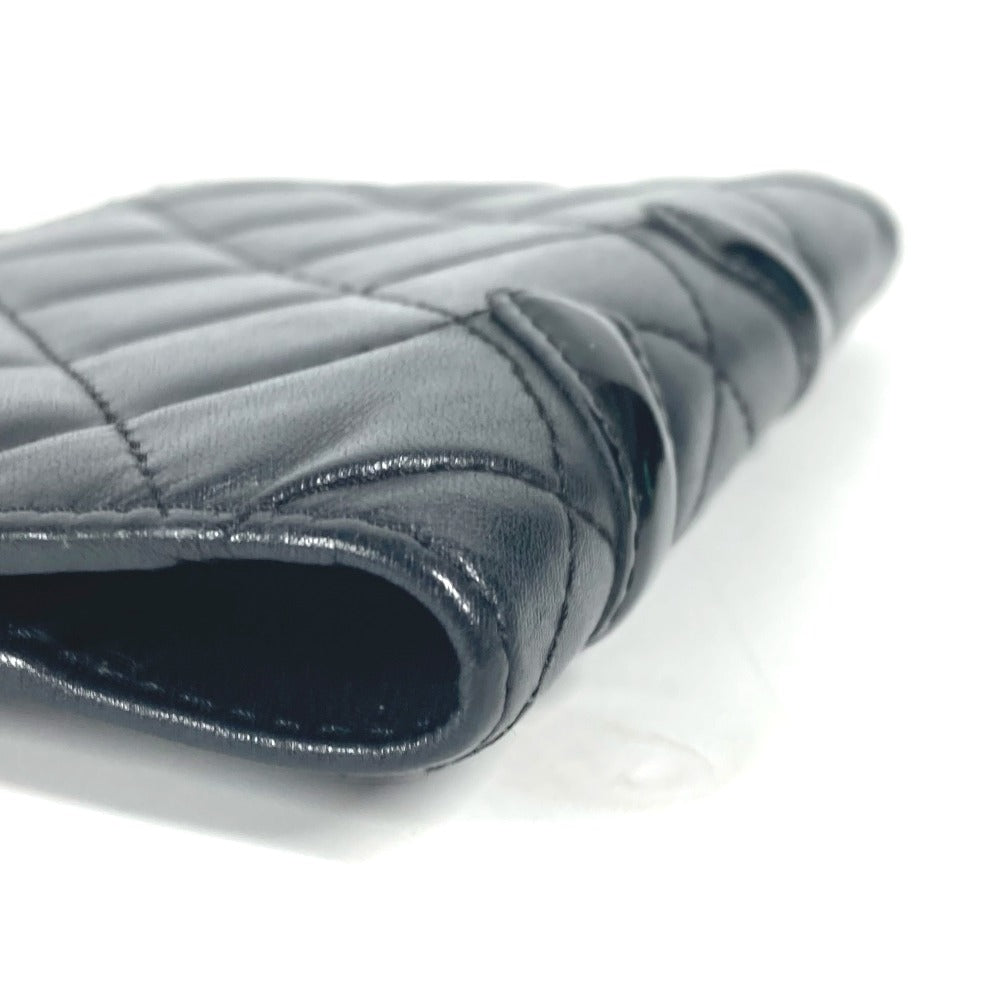 CHANEL カンボンライン CC ココマーク システム手帳 手帳カバー 手帳カバー レザー レディース ブラック