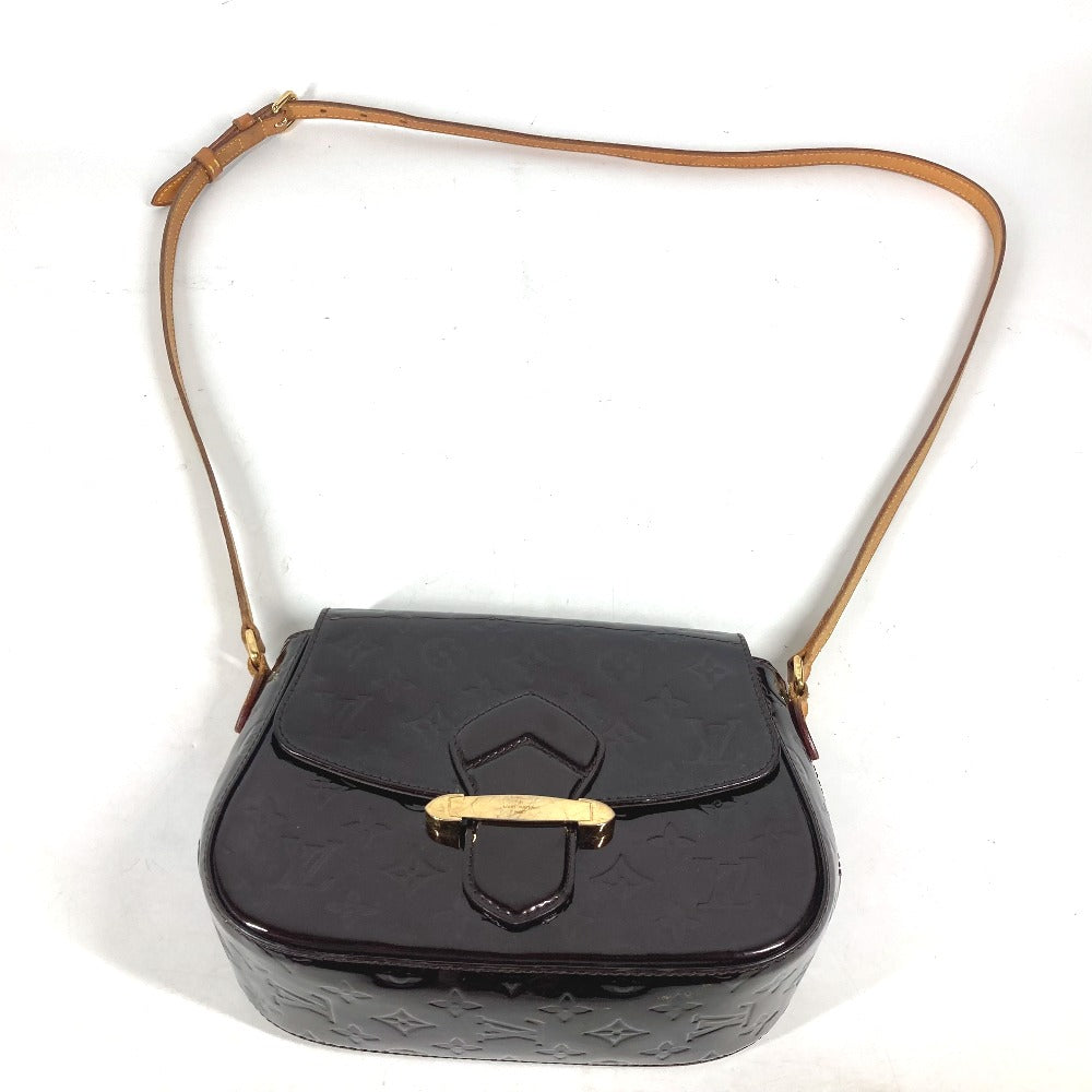 LOUIS VUITTON M91704 モノグラムヴェルニ ベルフラワーPM 斜め掛け カバン ポシェット ショルダーバッグ モノグラムヴェルニ レディース アマラント パープル - brandshop-reference