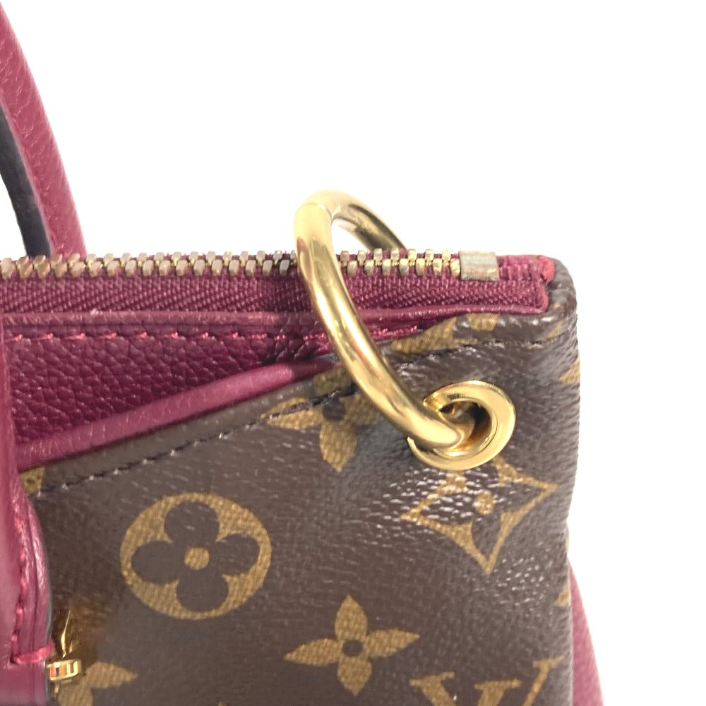 LOUIS VUITTON M42961 モノグラム パラスBB カバン 2WAYバッグ ショルダーバッグ 斜め掛け ハンドバッグ モノグラムキャンバス レディース レザン ブラウン