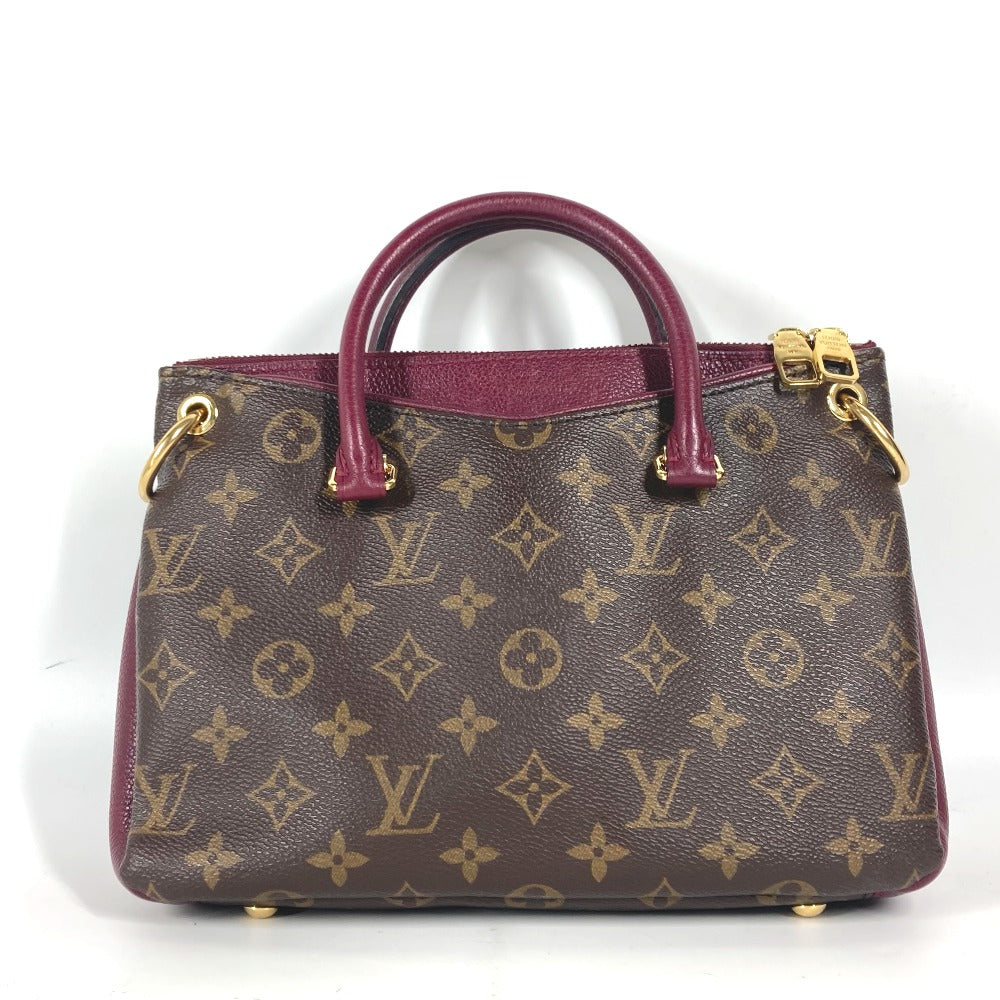 LOUIS VUITTON M42961 モノグラム パラスBB カバン 2WAYバッグ ショルダーバッグ 斜め掛け ハンドバッグ モノグラムキャンバス レディース レザン ブラウン