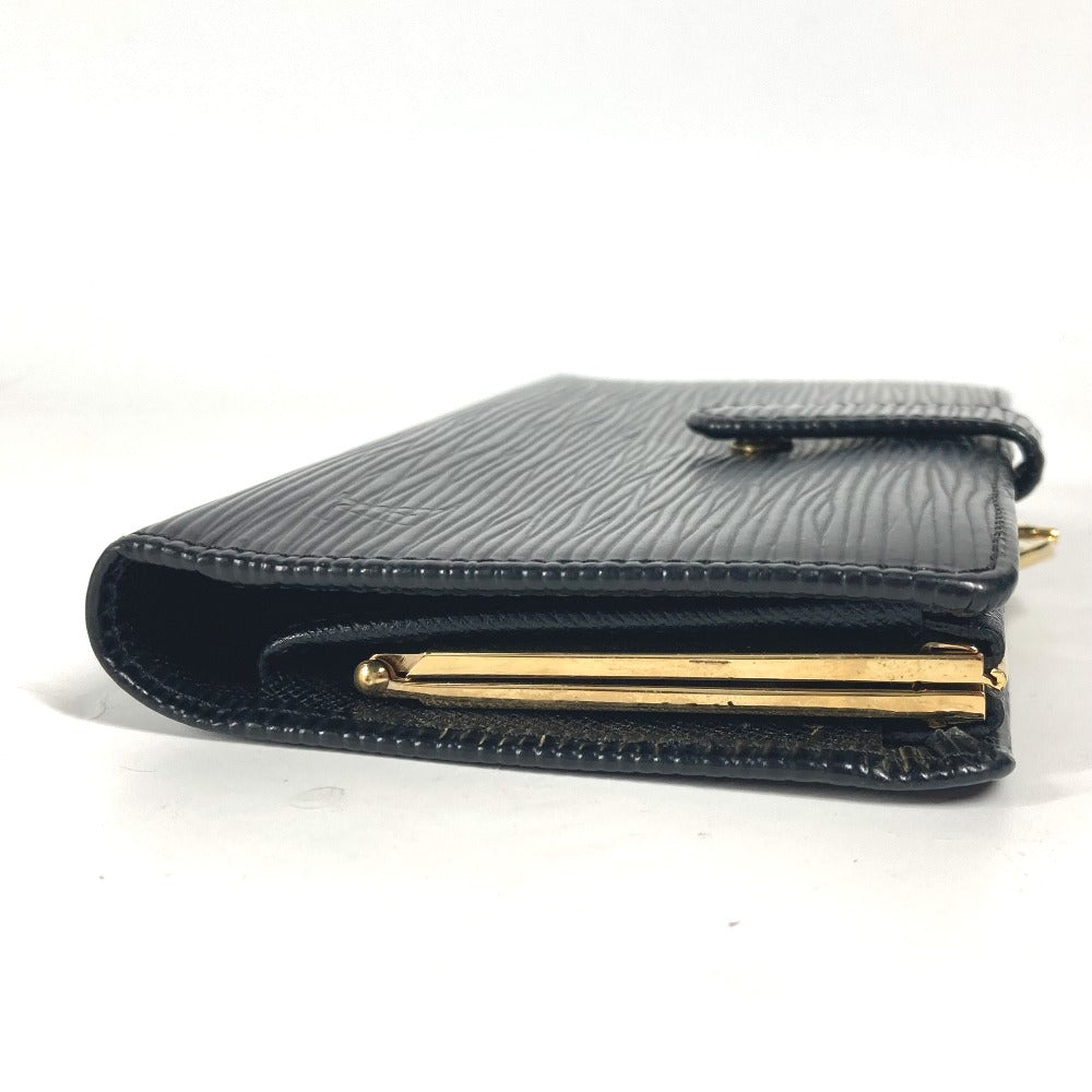 LOUIS VUITTON M63252  エピ コンチネンタルヴィエノワ ロングウォレット がま口 長財布 エピレザー ユニセックス ブラック - brandshop-reference