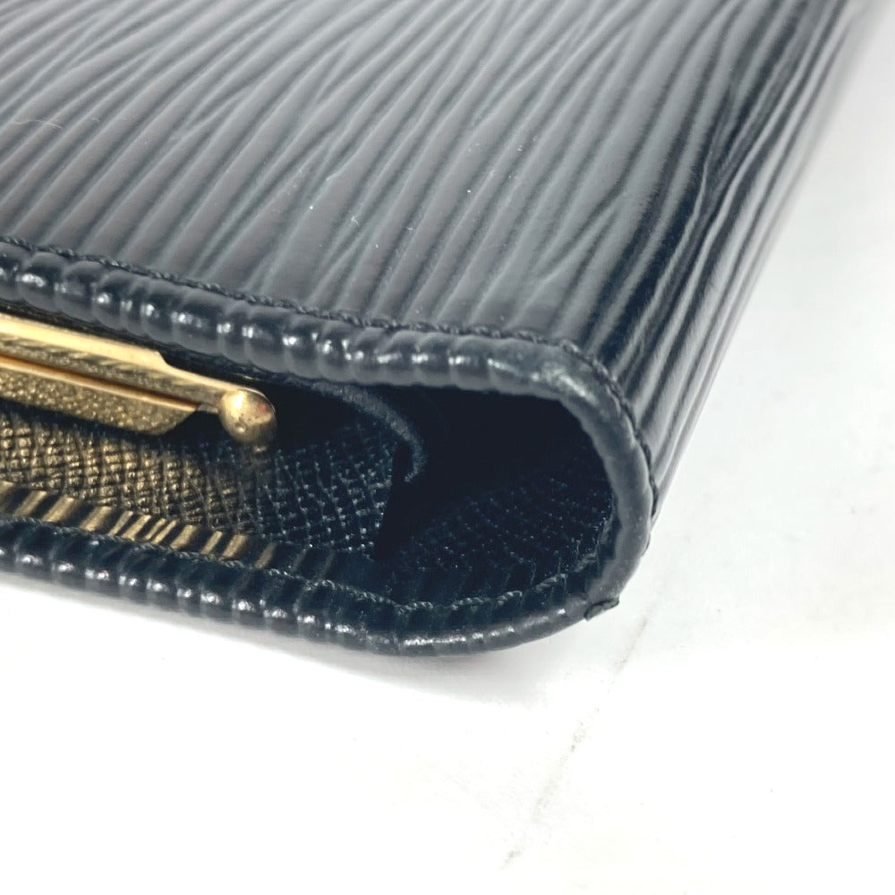 LOUIS VUITTON M63252  エピ コンチネンタルヴィエノワ ロングウォレット がま口 長財布 エピレザー ユニセックス ブラック - brandshop-reference