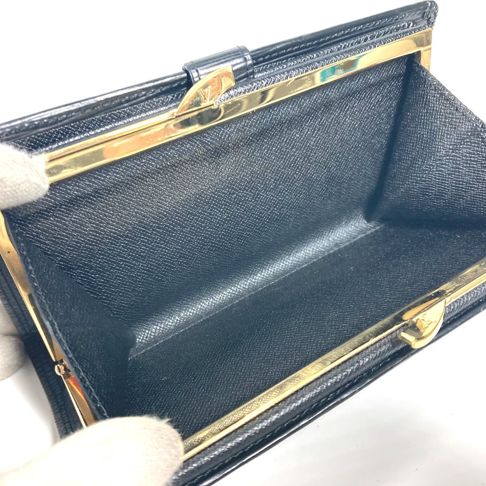 LOUIS VUITTON M63252  エピ コンチネンタルヴィエノワ ロングウォレット がま口 長財布 エピレザー ユニセックス ブラック - brandshop-reference