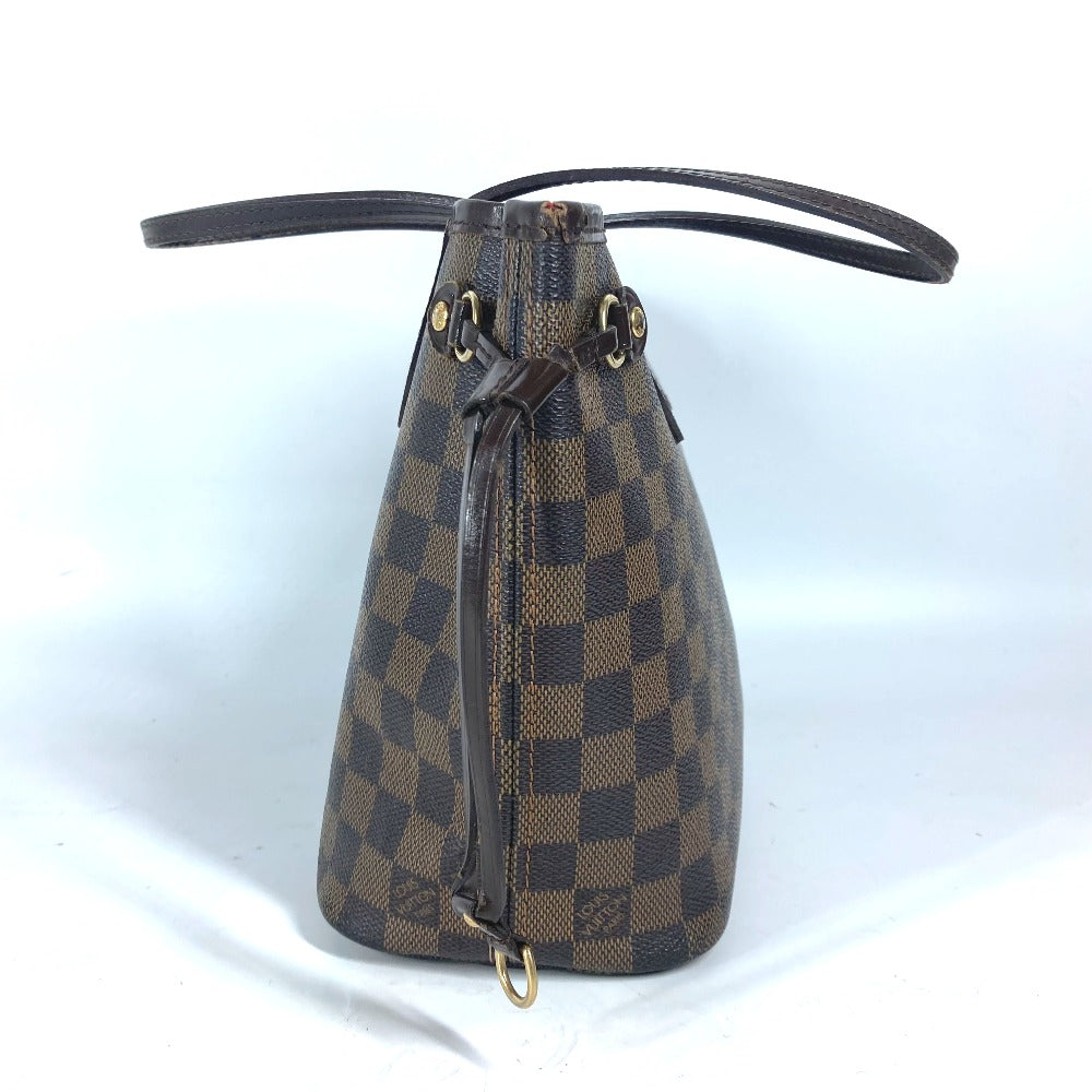 LOUIS VUITTON N41359 ダミエ ネヴァーフルPM トートバッグ カバン 肩掛け ショルダーバッグ ダミエキャンバス レディース エベヌ ブラウン