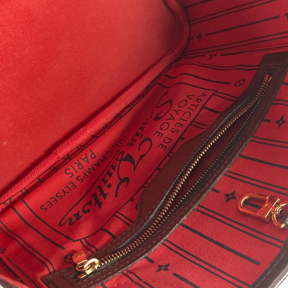 LOUIS VUITTON N41359 ダミエ ネヴァーフルPM トートバッグ カバン 肩掛け ショルダーバッグ ダミエキャンバス レディース エベヌ ブラウン