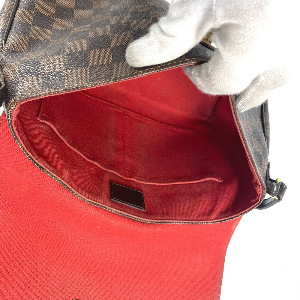 LOUIS VUITTON N41178 ダミエ ブザスローズベリー 斜め掛け カバン フラップ ショルダーバッグ ダミエキャンバス レディース エベヌ ブラウン - brandshop-reference