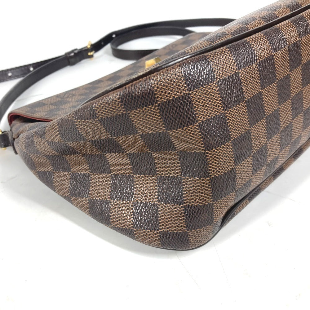 LOUIS VUITTON N41178 ダミエ ブザスローズベリー 斜め掛け カバン フラップ ショルダーバッグ ダミエキャンバス レディース エベヌ ブラウン - brandshop-reference