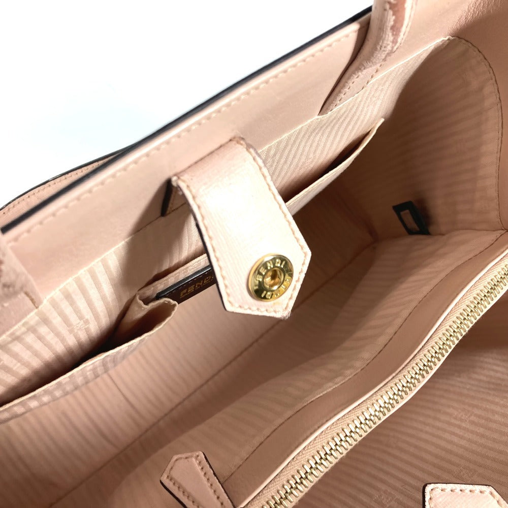 FENDI 8BH250 トゥジュール カバン トートバッグ 肩掛け 2WAYバッグ ショルダーバッグ レザー レディース ベージュ - brandshop-reference