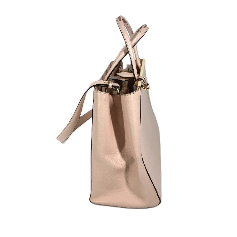 FENDI 8BH250 トゥジュール カバン トートバッグ 肩掛け 2WAYバッグ ショルダーバッグ レザー レディース ベージュ - brandshop-reference