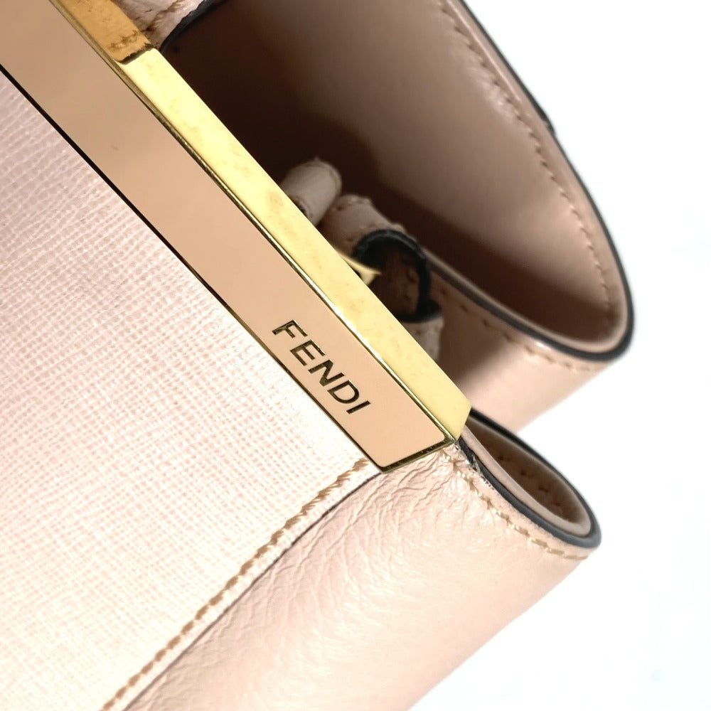 FENDI 8BH250 トゥジュール カバン トートバッグ 肩掛け 2WAYバッグ ショルダーバッグ レザー レディース ベージュ - brandshop-reference