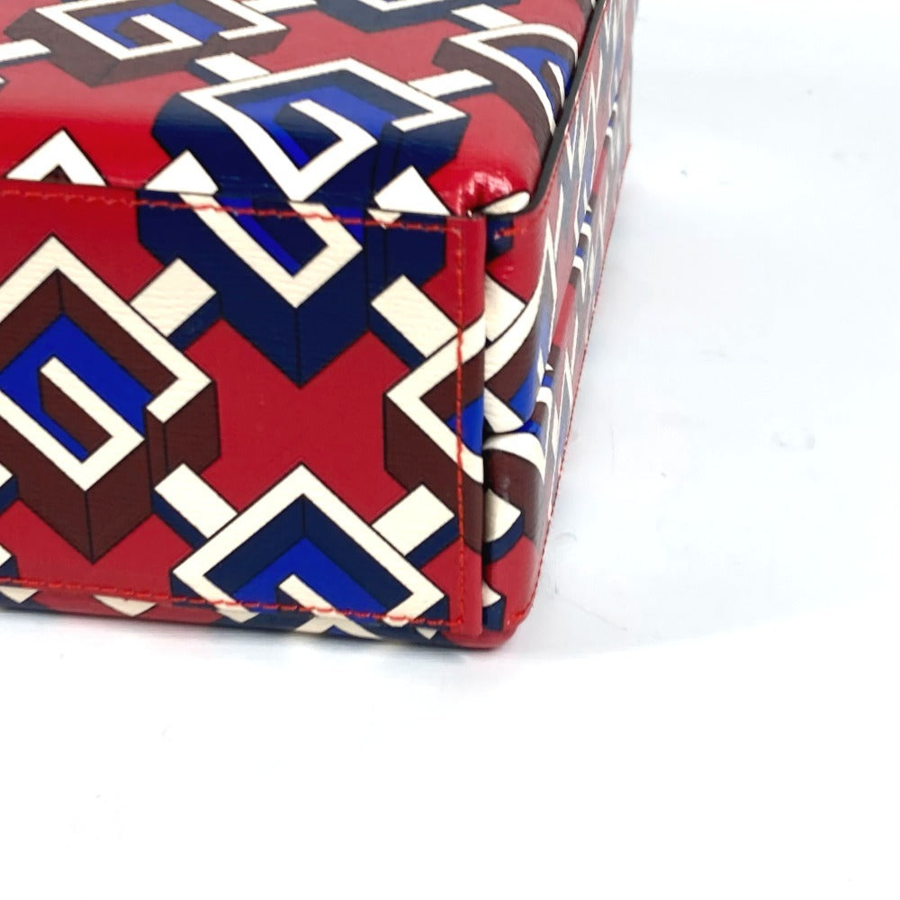 GUCCI 662474 カードゲーム トランプ チップ ジオメトリックG ブリーフケース ポーカー セット サイコロ ダイス インテリア ゲーム おもちゃ 雑貨 プラスチック ユニセックス レッド - brandshop-reference