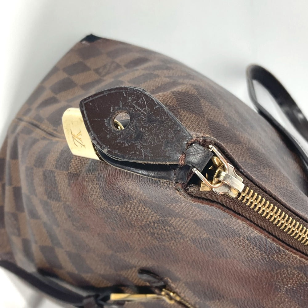 LOUIS VUITTON N41013  ダミエ イエナMM 肩掛け カバン ショルダーバッグ トートバッグ ダミエキャンバス レディース エベヌ ブラウン - brandshop-reference