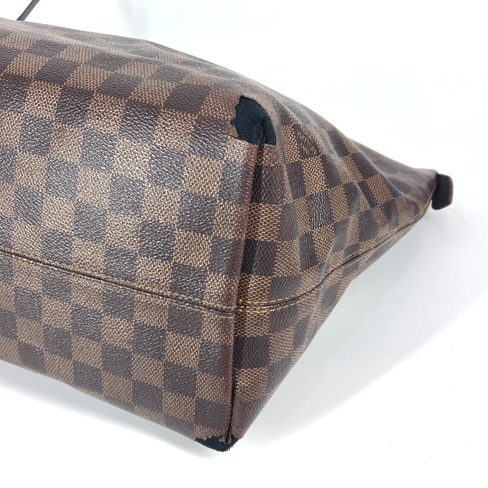 LOUIS VUITTON N41013  ダミエ イエナMM 肩掛け カバン ショルダーバッグ トートバッグ ダミエキャンバス レディース エベヌ ブラウン - brandshop-reference