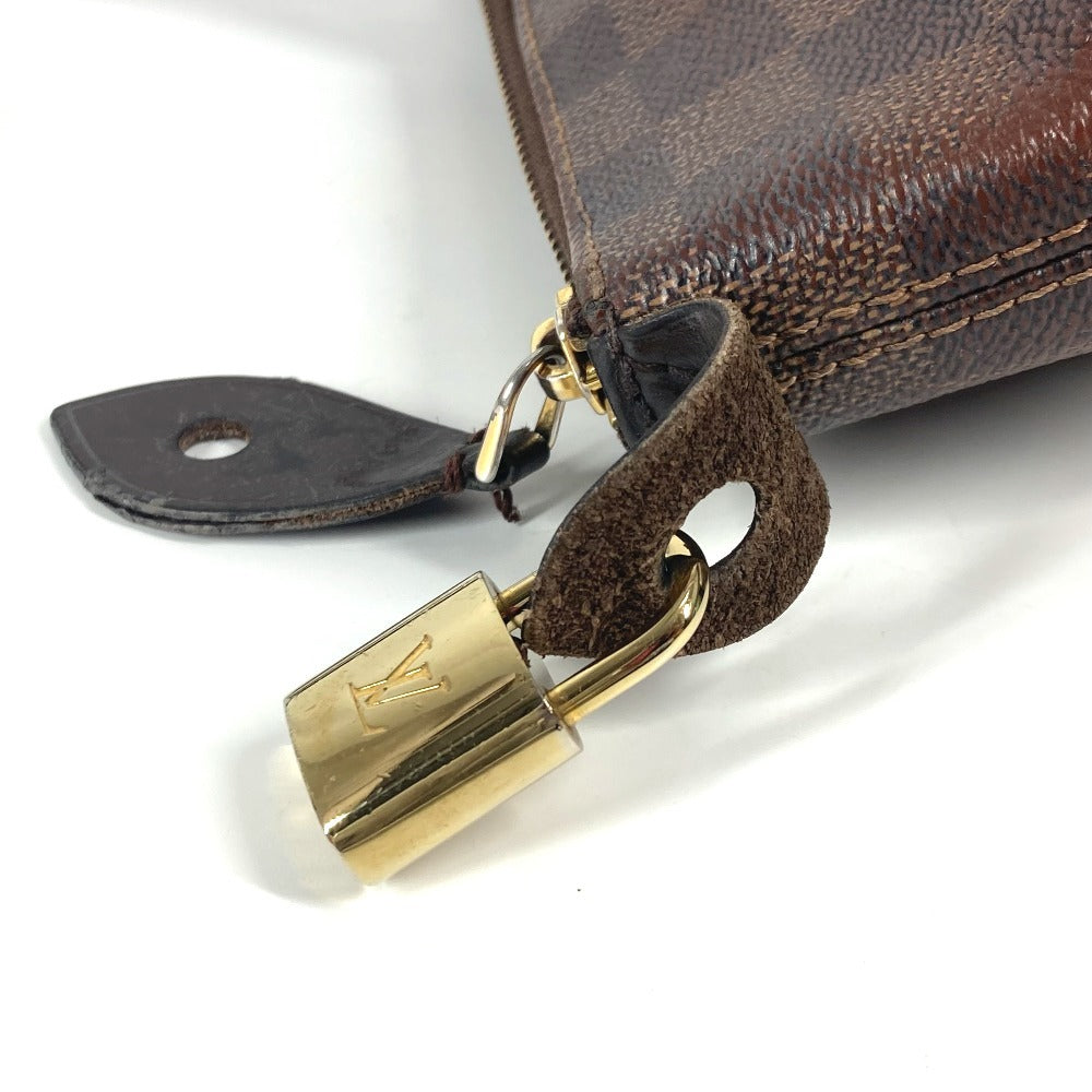 LOUIS VUITTON N41013  ダミエ イエナMM 肩掛け カバン ショルダーバッグ トートバッグ ダミエキャンバス レディース エベヌ ブラウン - brandshop-reference