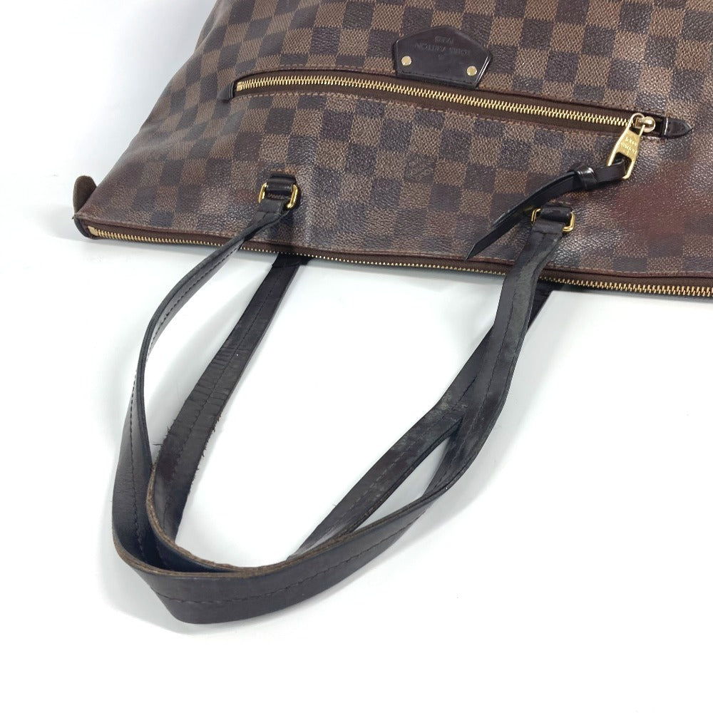 LOUIS VUITTON N41013  ダミエ イエナMM 肩掛け カバン ショルダーバッグ トートバッグ ダミエキャンバス レディース エベヌ ブラウン - brandshop-reference