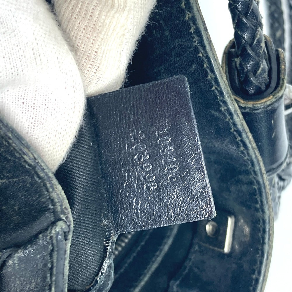 GUCCI 109106 GG ロゴ カバン 斜め掛け ショルダーバッグ GGキャンバス/レザー ユニセックス ブラック - brandshop-reference