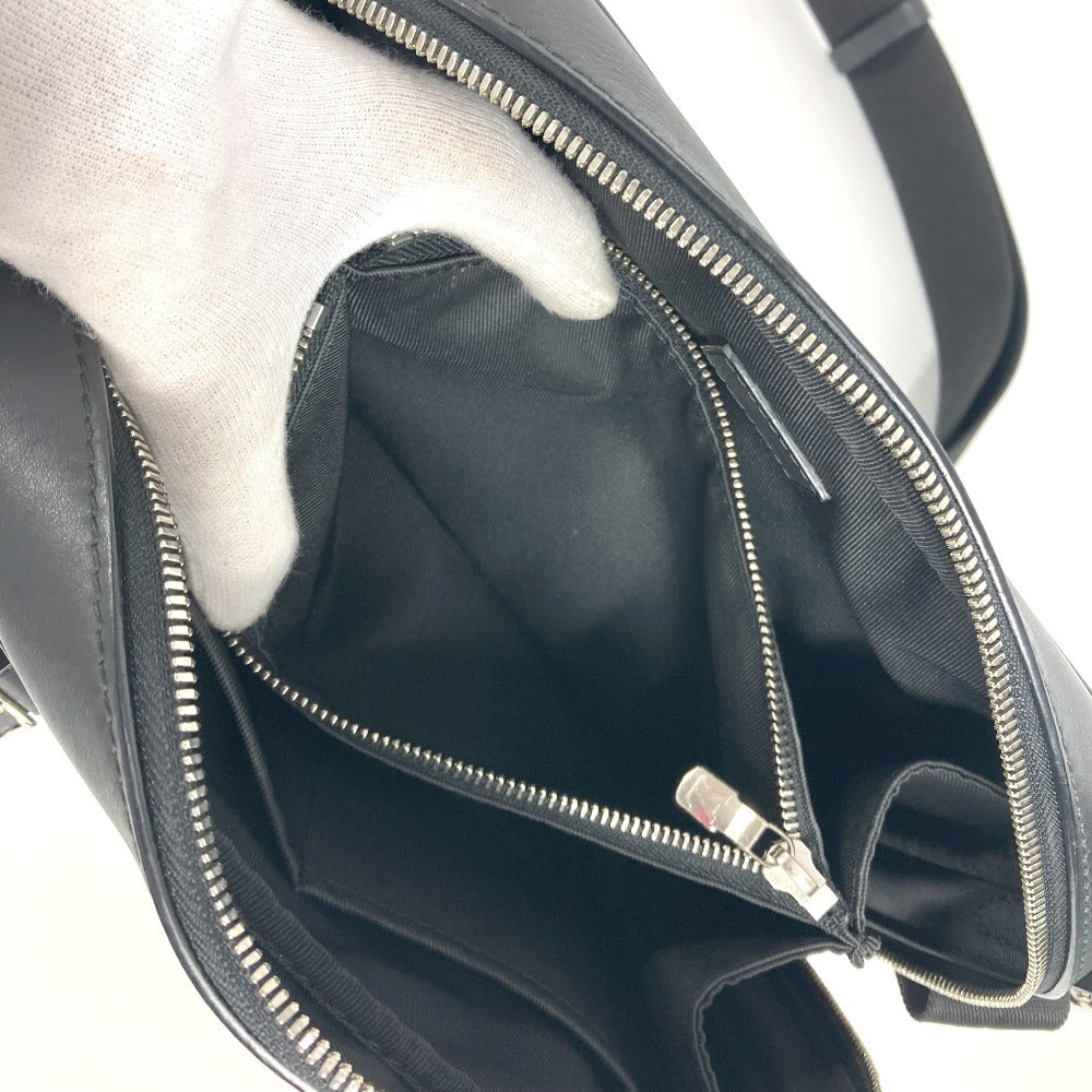 LOUIS VUITTON N45286 ダミエアンフィニ シリウスメッセンジャー カバン 斜め掛け ショルダーバッグ ダミエアンフィニレザー ユニセックス ブラック - brandshop-reference