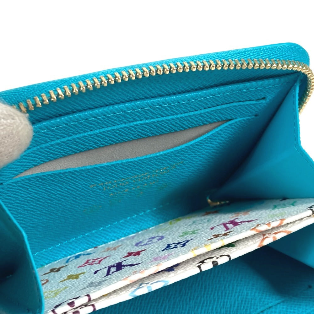 LOUIS VUITTON M14145 LV×TM 村上隆 エピ ジッピーコインパース 財布 ラウンドファスナー 小銭入れ コインケース エピレザー ユニセックス カビラブルー ブルー - brandshop-reference
