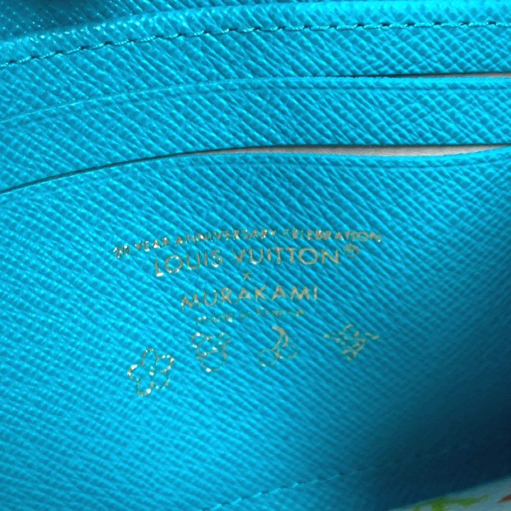 LOUIS VUITTON M14145 LV×TM 村上隆 エピ ジッピーコインパース 財布 ラウンドファスナー 小銭入れ コインケース エピレザー ユニセックス カビラブルー ブルー - brandshop-reference