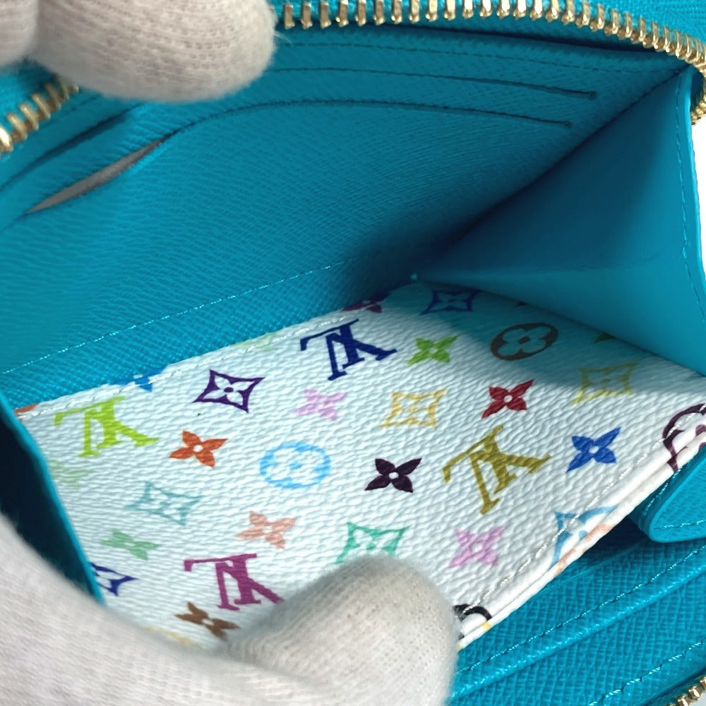 LOUIS VUITTON M14145 LV×TM 村上隆 エピ ジッピーコインパース 財布 ラウンドファスナー 小銭入れ コインケース エピレザー ユニセックス カビラブルー ブルー - brandshop-reference