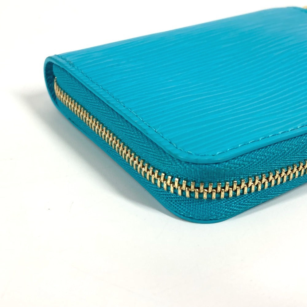 LOUIS VUITTON M14145 LV×TM 村上隆 エピ ジッピーコインパース 財布 ラウンドファスナー 小銭入れ コインケース エピレザー ユニセックス カビラブルー ブルー - brandshop-reference