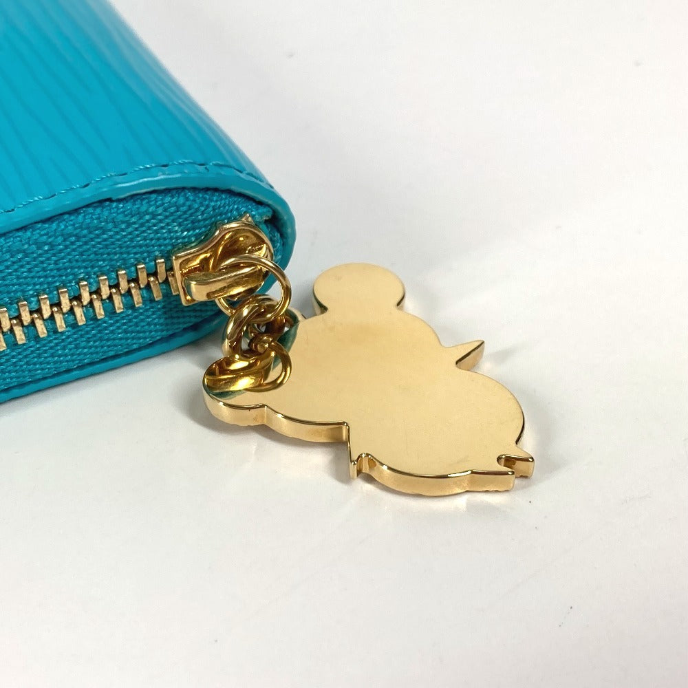 LOUIS VUITTON M14145 LV×TM 村上隆 エピ ジッピーコインパース 財布 ラウンドファスナー 小銭入れ コインケース エピレザー ユニセックス カビラブルー ブルー - brandshop-reference