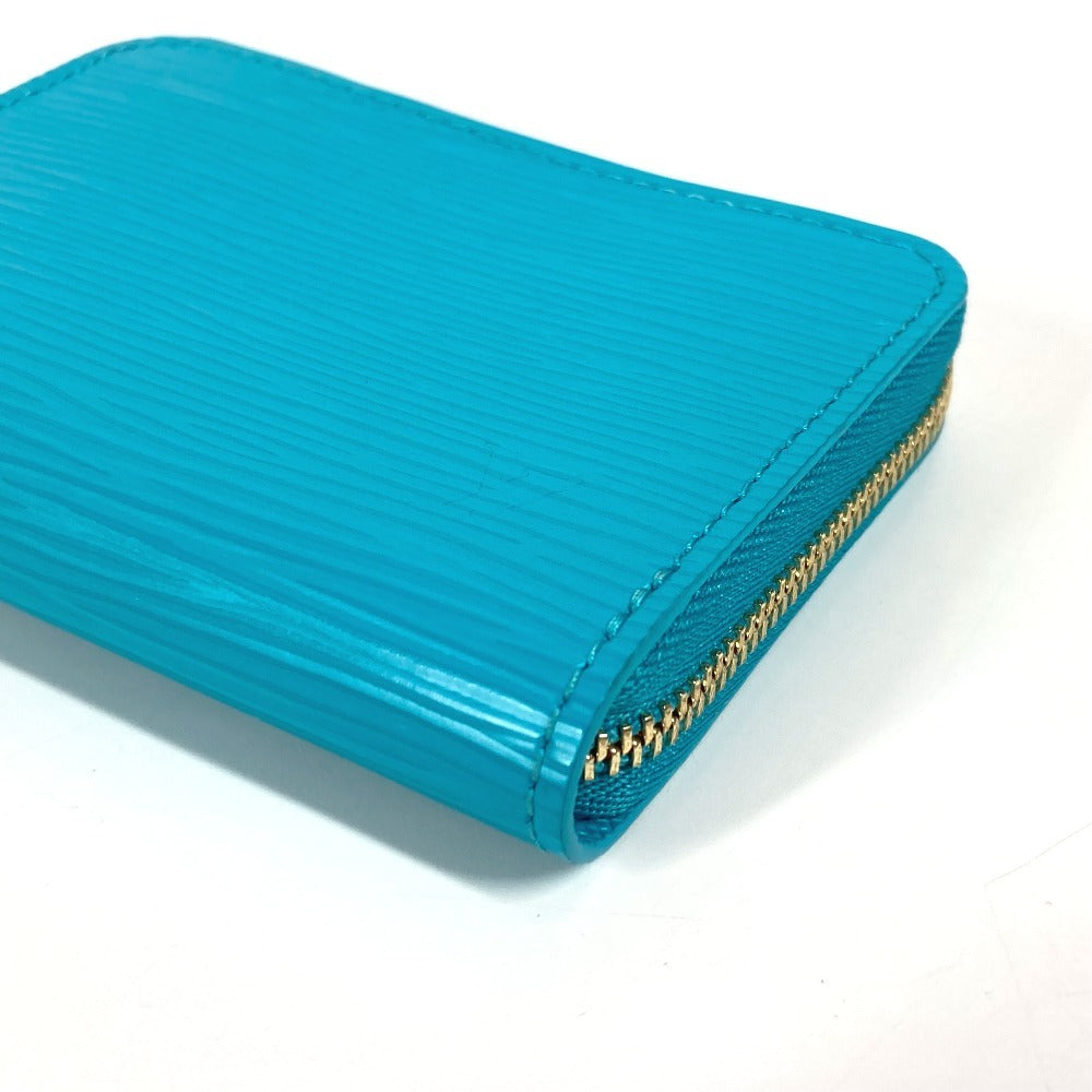 LOUIS VUITTON M14145 LV×TM 村上隆 エピ ジッピーコインパース 財布 ラウンドファスナー 小銭入れ コインケース エピレザー ユニセックス カビラブルー ブルー - brandshop-reference