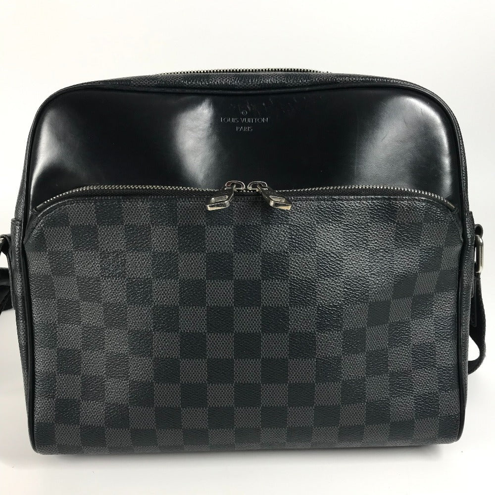 LOUIS VUITTON N41408 ダミエグラフィット デイトンPM デイトン PM カバン 斜め掛け ショルダーバッグ ダミエグラフィットキャンバス ユニセックス ブラック
