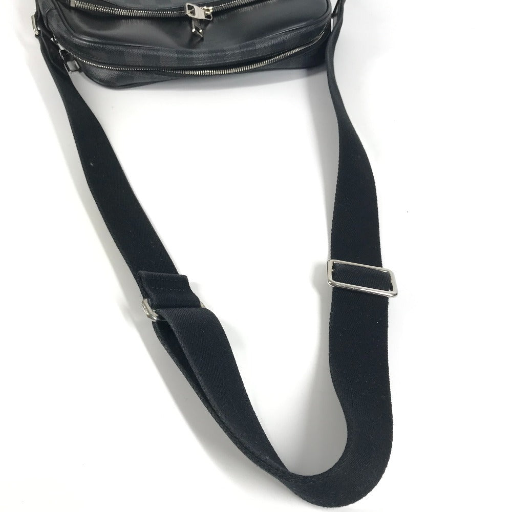 LOUIS VUITTON N41408 ダミエグラフィット デイトンPM デイトン PM カバン 斜め掛け ショルダーバッグ ダミエグラフィットキャンバス ユニセックス ブラック