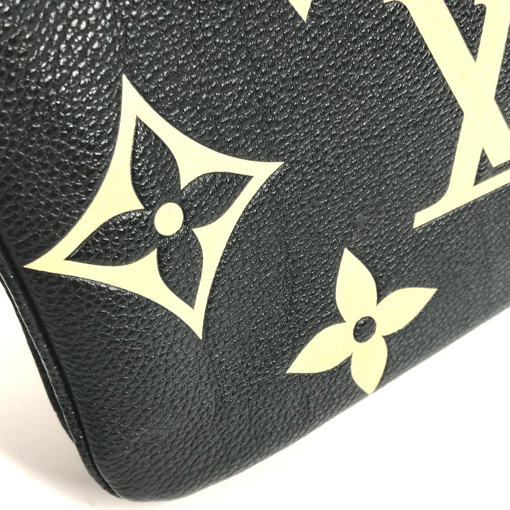 LOUIS VUITTON M80787 バイカラー モノグラムアンプラント ポシェットドゥーブルジップ カバン 斜め掛け ポシェット ポーチ クラッチバッグ ショルダーバッグ モノグラムアンプラントレザー ユニセックス ノワール ブラック - brandshop-reference