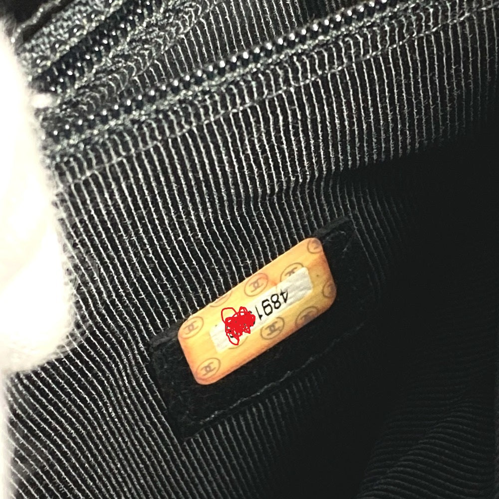 CHANEL A08036 CC ココマーク ロゴ カバン トートバッグ チェーン ショルダーバッグ エナメル レディース ブラック