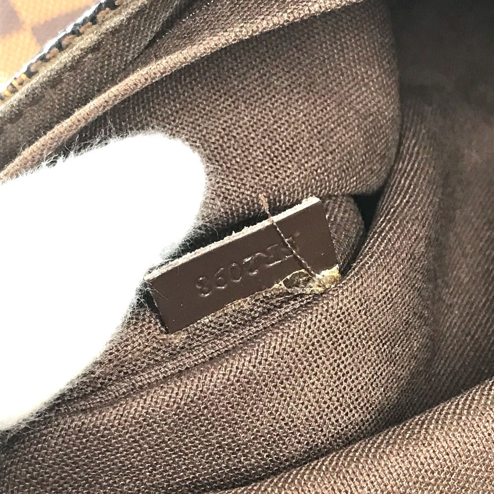 LOUIS VUITTON N51211 ダミエ ブルックリンMM カバン フラップ 斜め掛け ショルダーバッグ ダミエキャンバス ユニセックス エベヌ ブラウン - brandshop-reference