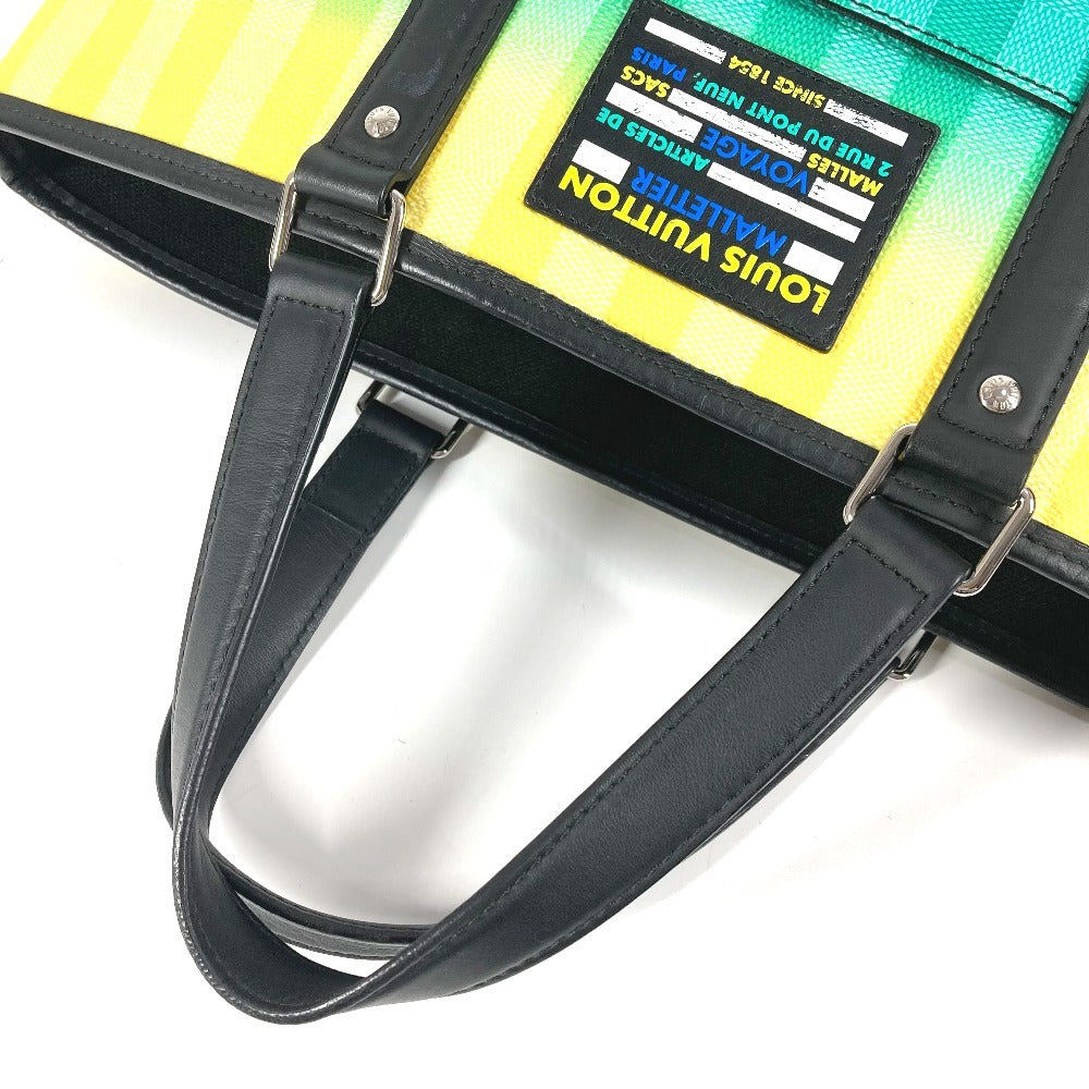 LOUIS VUITTON M59919 ダミエストライプ ウィークエンド トートPM カバン ハンドバッグ ショルダーバッグ 肩掛け トートバッグ レザー/キャンバス ユニセックス グリーン - brandshop-reference