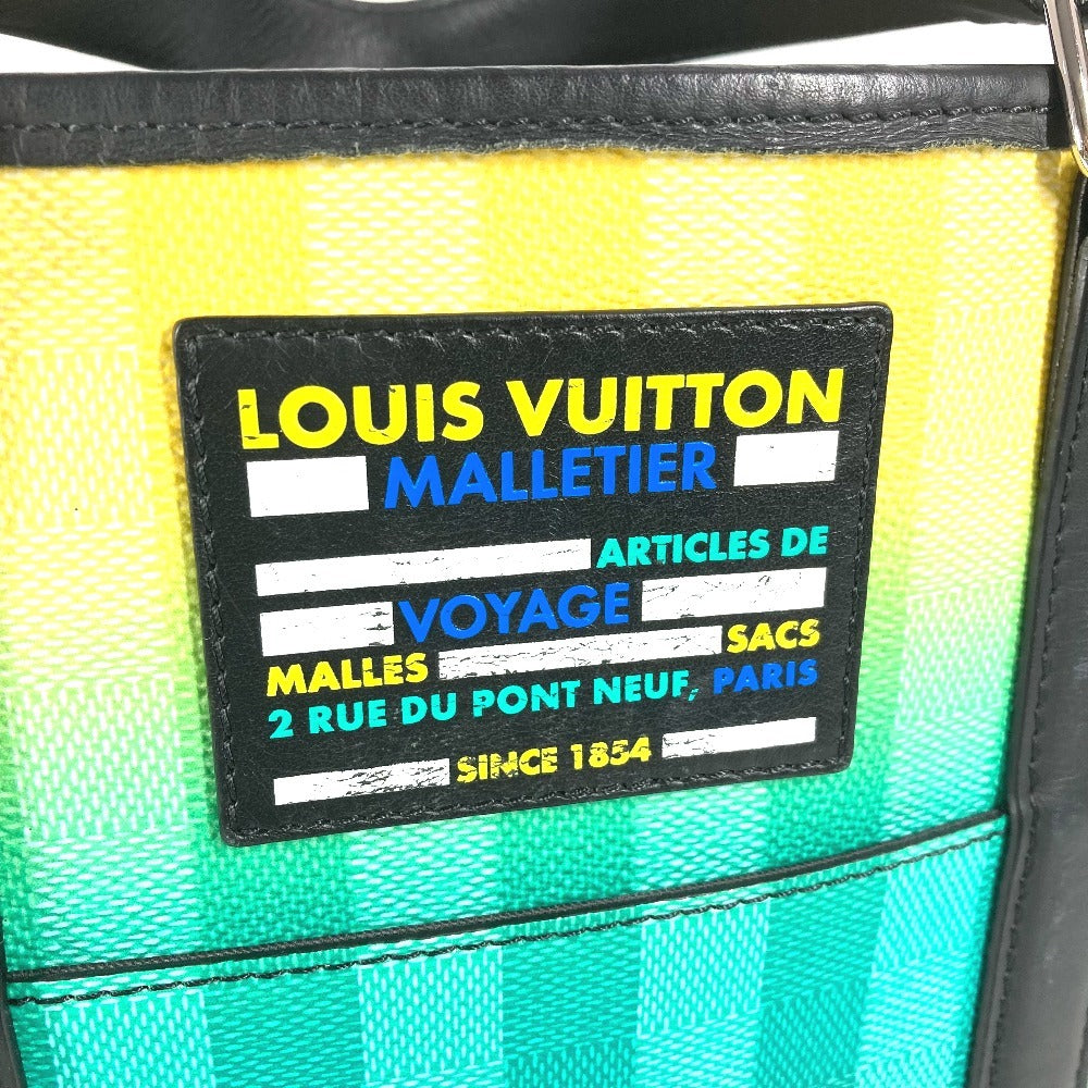 LOUIS VUITTON M59919 ダミエストライプ ウィークエンド トートPM カバン ハンドバッグ ショルダーバッグ 肩掛け トートバッグ レザー/キャンバス ユニセックス グリーン - brandshop-reference
