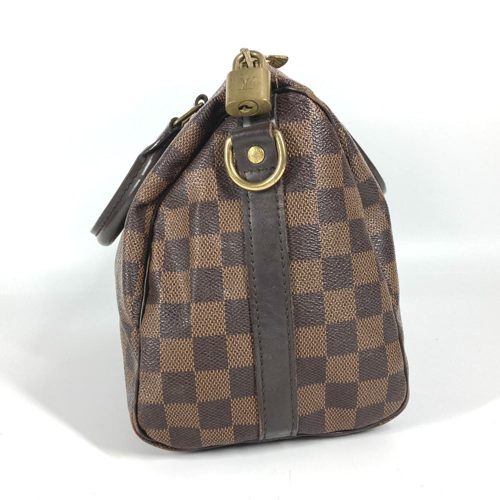 LOUIS VUITTON N41368 ダミエ スピーディバンドリエール25 カバン ミニボストンバッグ ハンドバッグ ダミエキャンバス レディース エベヌ ブラウン