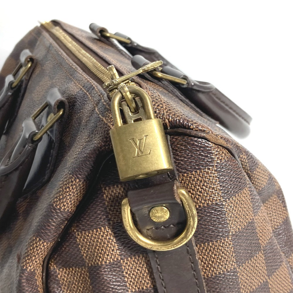 LOUIS VUITTON N41368 ダミエ スピーディバンドリエール25 カバン ミニボストンバッグ ハンドバッグ ダミエキャンバス レディース エベヌ ブラウン