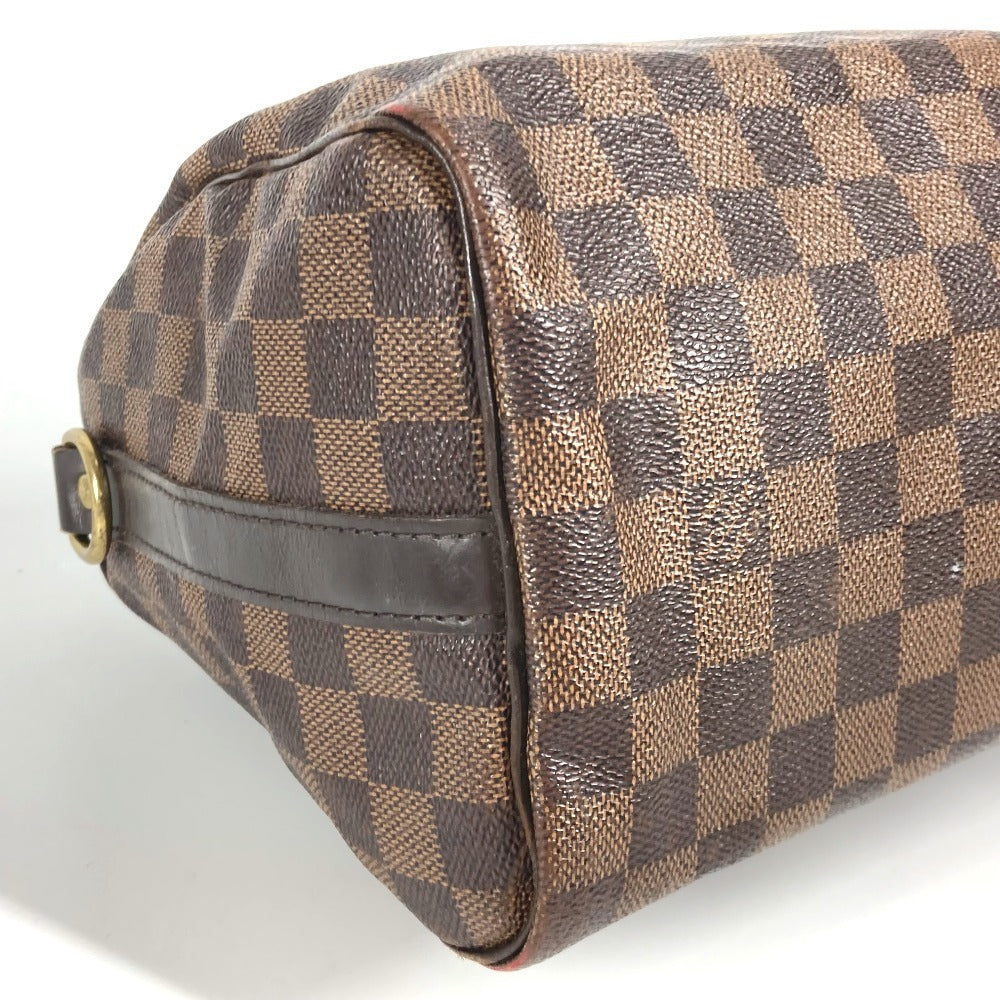 LOUIS VUITTON N41368 ダミエ スピーディバンドリエール25 カバン ミニボストンバッグ ハンドバッグ ダミエキャンバス レディース エベヌ ブラウン