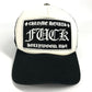 Chrome Hearts Fuck Logo Hat Cap Baseball Mesh Cap Cotton Unisex Hitam