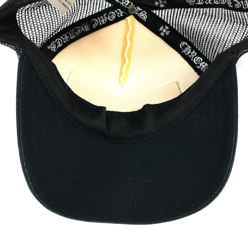 Chrome Hearts Fuck Logo Hat Cap Baseball Mesh Cap Cotton Unisex Hitam
