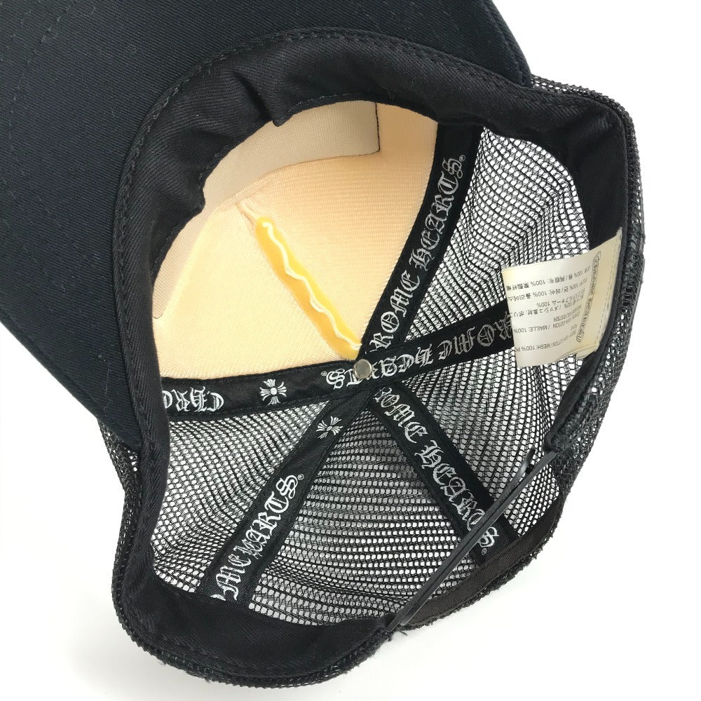 Chrome Hearts Fuck Logo Hat Cap Baseball Mesh Cap Cotton Unisex Hitam