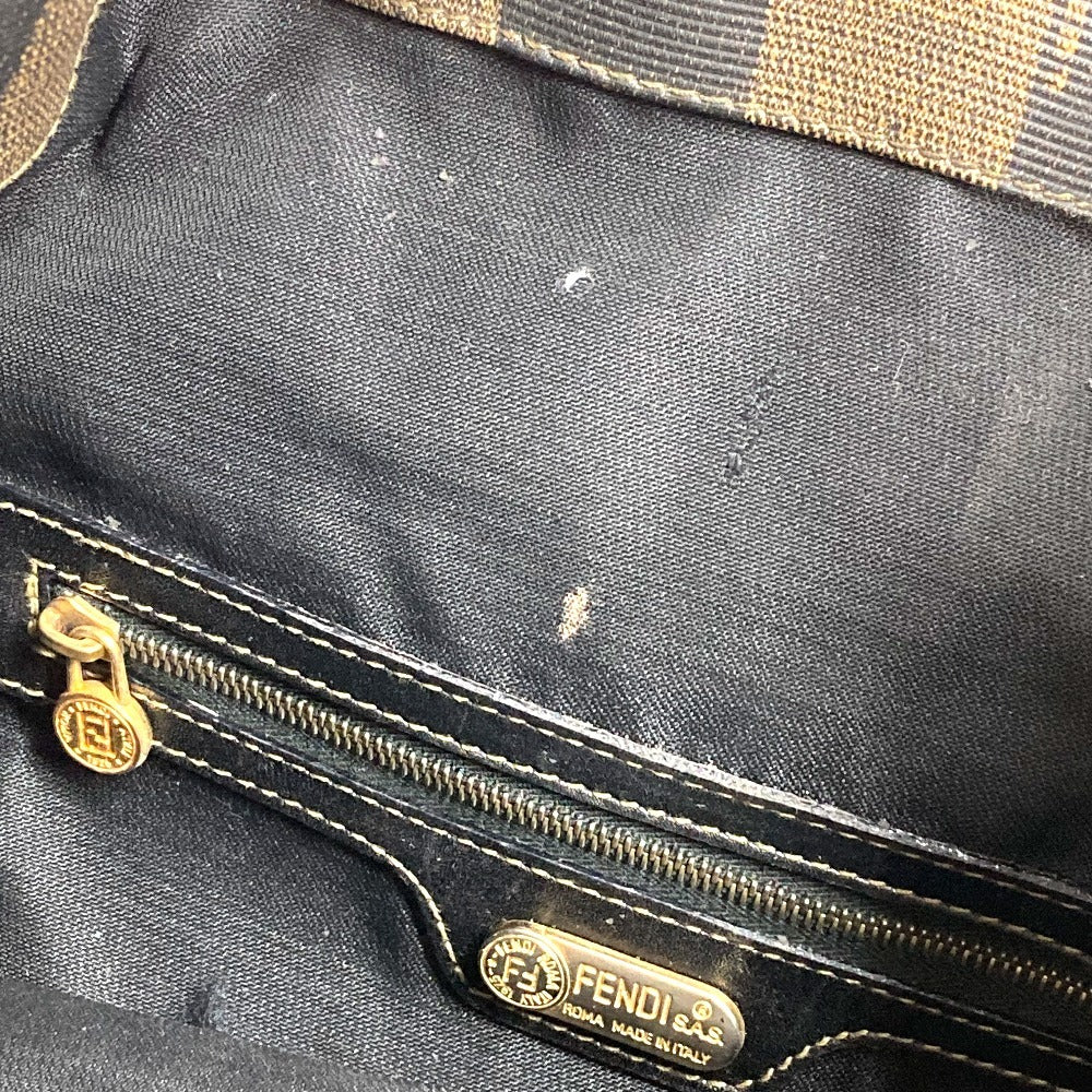 FENDI ヴィンテージ ペカン バックパック カバン リュックサック PVC/レザー ユニセックス カーキ - brandshop-reference