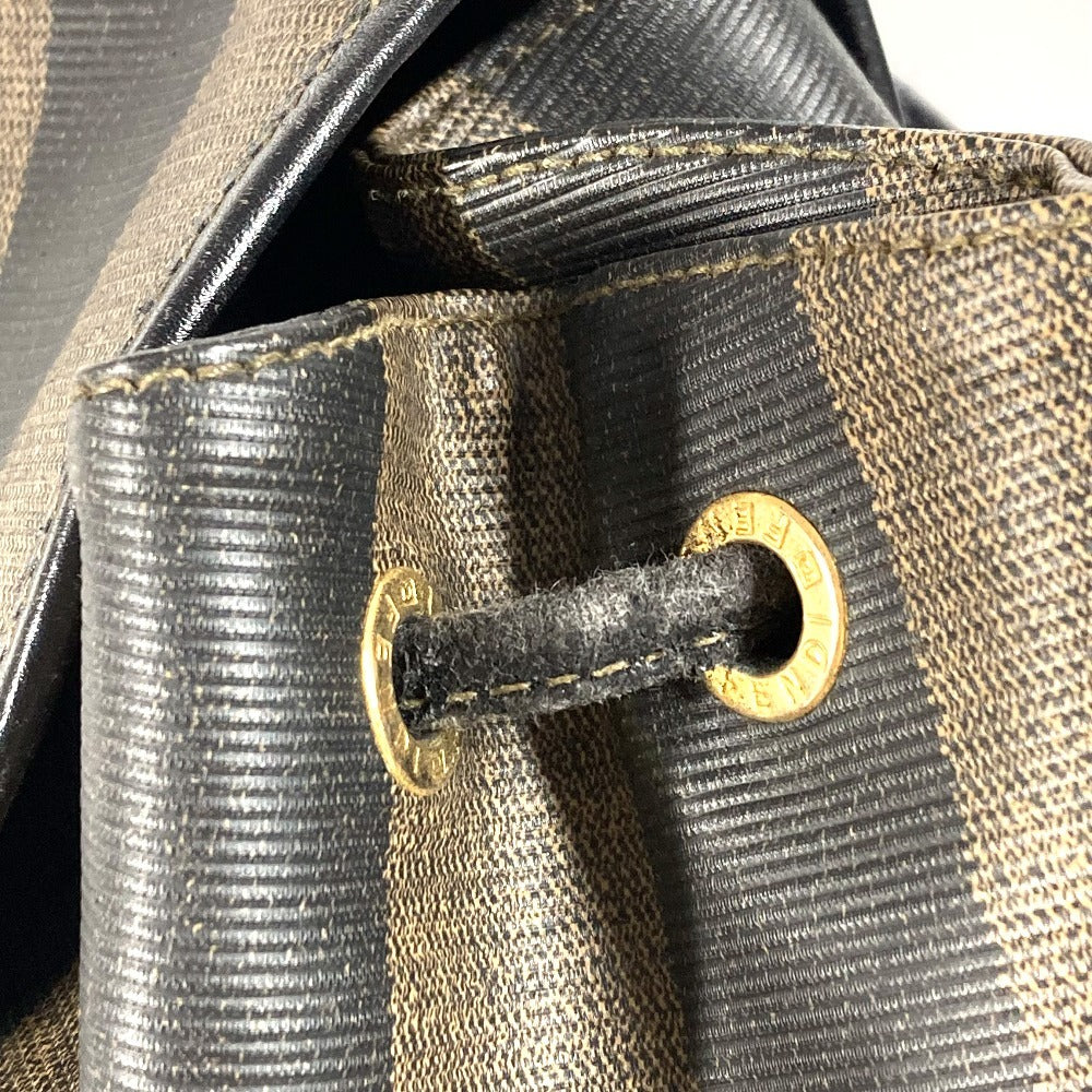 FENDI ヴィンテージ ペカン バックパック カバン リュックサック PVC/レザー ユニセックス カーキ - brandshop-reference
