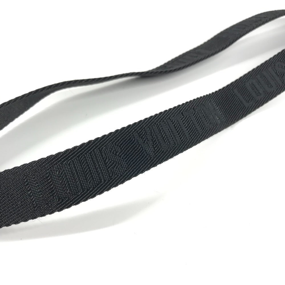 LOUIS VUITTON M80220 モノグラムエクリプス ランヤード airpods ケース エアポッズ ストラップ付 イヤフォンケース モノグラムエクリプスキャンバス ユニセックス ブラック