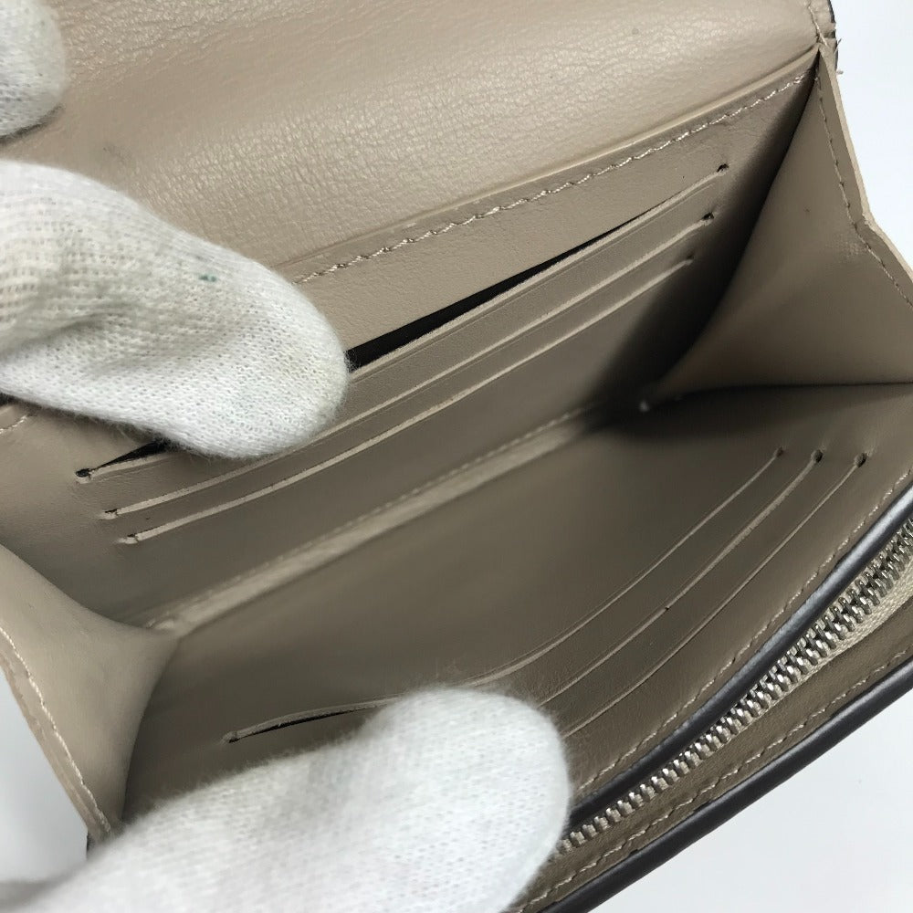 LOUIS VUITTON M62542 모노그램 마히나 포르테퓨유 아이리스 컴팩트 컴팩트 지갑 바이폴드 지갑 모노그램 마히나 가죽 여성 Gare Beige