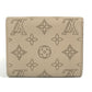 LOUIS VUITTON M62542 모노그램 마히나 포르테퓨유 아이리스 컴팩트 컴팩트 지갑 바이폴드 지갑 모노그램 마히나 가죽 여성 Gare Beige
