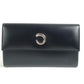 CARTIER Panthere Bifold Long Wallet Long Wallet Leather Unisex Black