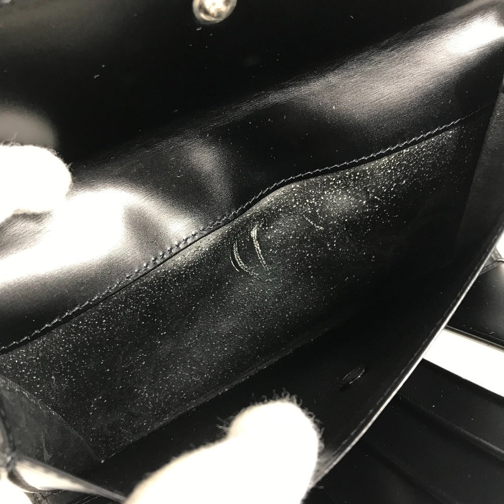 CARTIER Panthere Bifold Long Wallet Long Wallet Leather Unisex Black