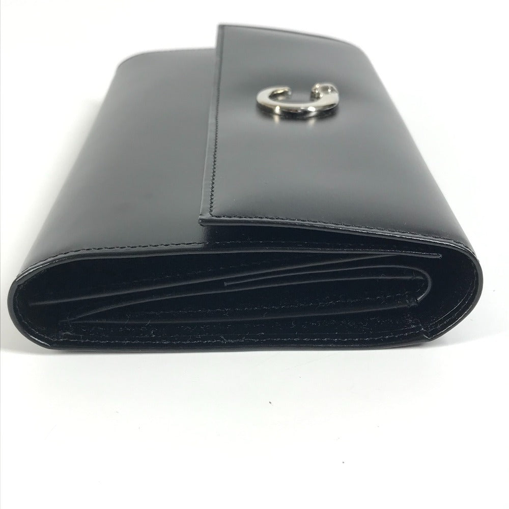 CARTIER Panthere Bifold Long Wallet Long Wallet Leather Unisex Black