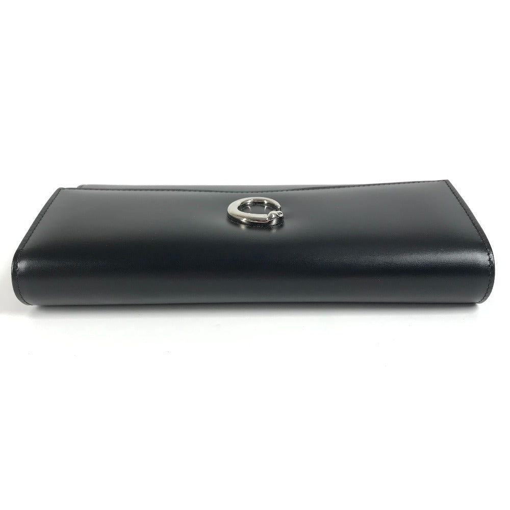 CARTIER Panthere Bifold Long Wallet Long Wallet Leather Unisex Black